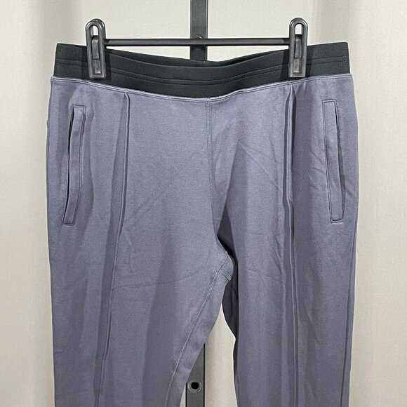 NEW Fabletics Pants Womens Medium gray black ponte knit athletic leggings - Picture 2 of 11